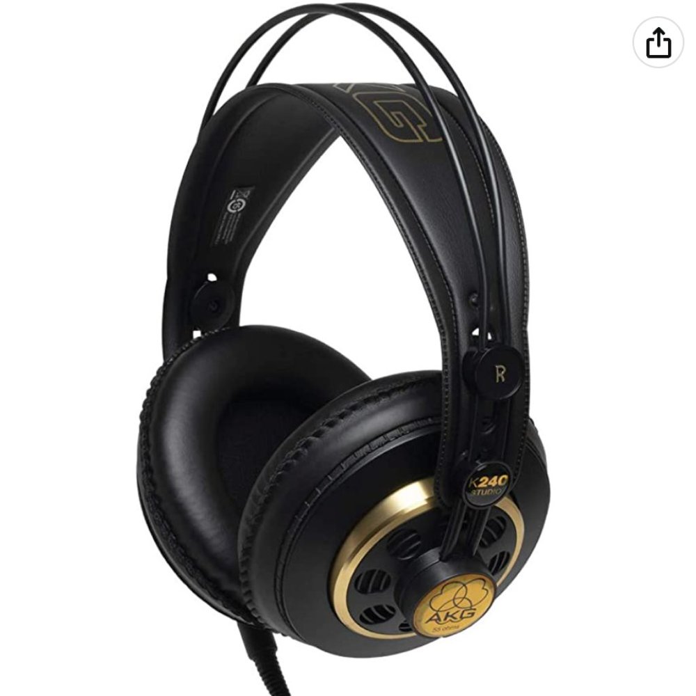 AKG Pro Audio K240 STUDIO Over-Ear, Semi-Open, Professional Studio Headphones